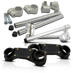 Clip-ons & fork stabilizer